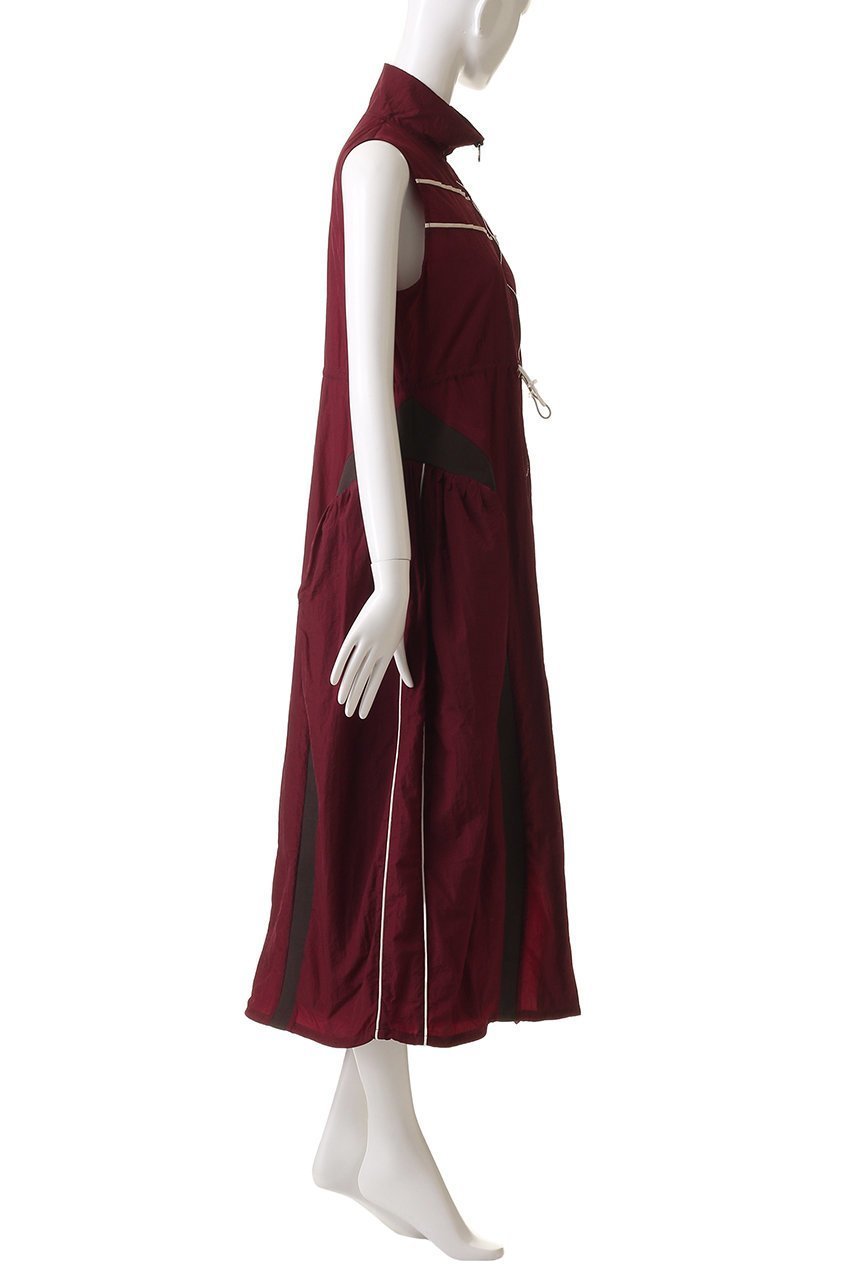 【メゾンスペシャル/MAISON SPECIAL】のSleeveless Track Jersey Flare Silhouette Dress/ノースリーブトラックジャージフレアワンピース 人気、トレンドファッション・服の通販 founy(ファニー) 　ファッション　Fashion　レディースファッション　Fashion for Women　ワンピース　Dresses　フォーマル・パーティードレス・結婚式用ドレス　Elegant & Casual Dresses　チュニック　Tunic Tops & Dresses　インナー　Innerwear　グラス　Glass, Eyewear　シンプル　Simple, Minimal　スポーティ　Sporty, Casual Athletic　タフタ　Taffeta, Structured Fabric　チュニック　Tunic, Long Top　ドローストリング　Drawstring, Pull Cord　長袖　Long Sleeve, Full Sleeve　リラックス　Relax, Relaxed Fit　ロング　Long, Long-Length　夏　Summer　other-3|ID: prp329100004343809 ipo3291000000032879216