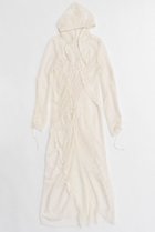 【メゾンスペシャル/MAISON SPECIAL】のMesh Fabric Docking Hood Dress/メッシュドッキングフードワンピース WHT(ホワイト)|ID:prp329100004343810