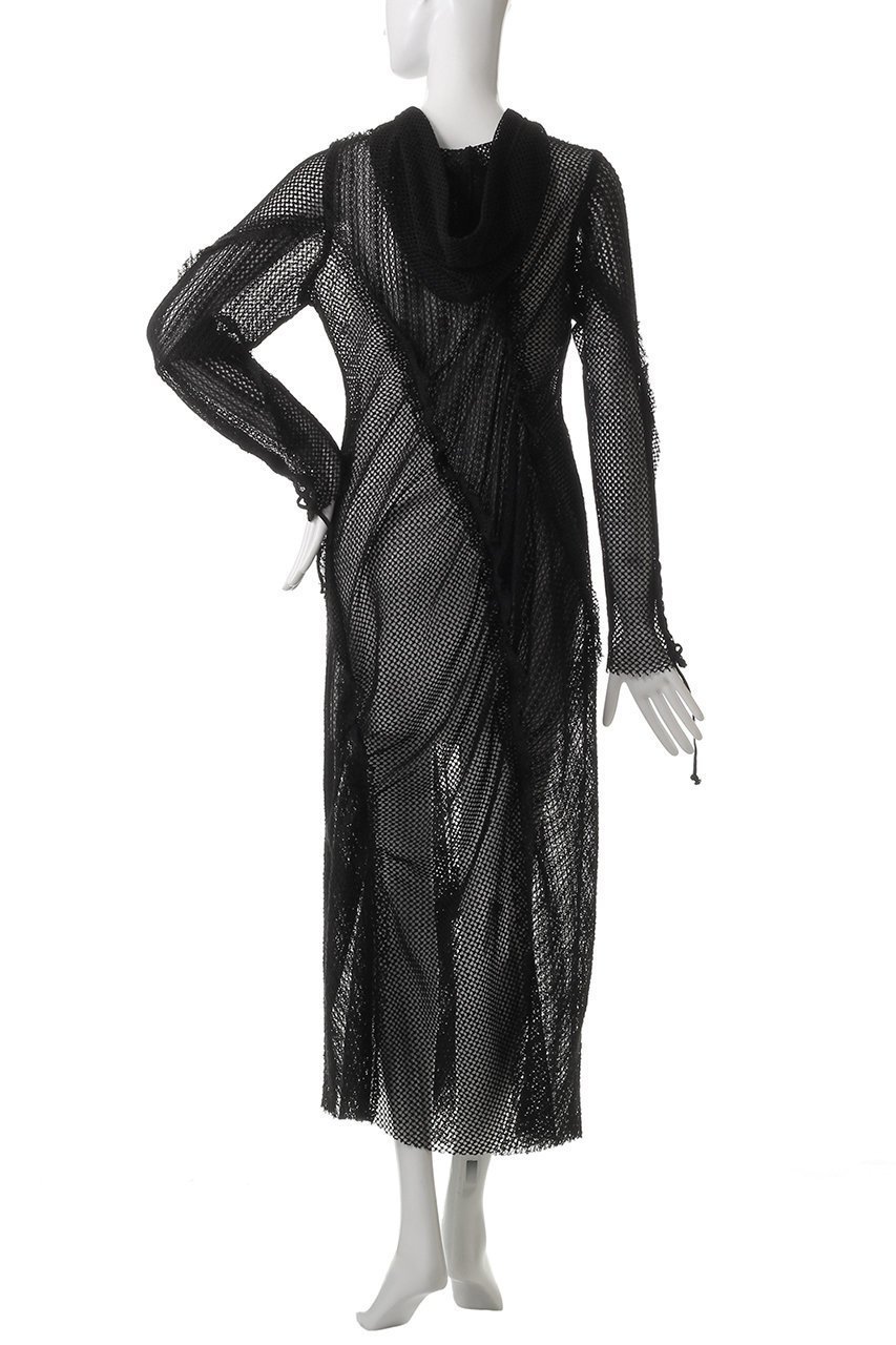 【メゾンスペシャル/MAISON SPECIAL】のMesh Fabric Docking Hood Dress/メッシュドッキングフードワンピース 人気、トレンドファッション・服の通販 founy(ファニー) 　ファッション　Fashion　レディースファッション　Fashion for Women　ワンピース　Dresses　フォーマル・パーティードレス・結婚式用ドレス　Elegant & Casual Dresses　チュニック　Tunic Tops & Dresses　チュニック　Tunic, Long Top　ドッキング　Docking, Mixed Material　フリンジ　Fringe, Tassel　メッシュ　Mesh, Net Fabric　ロング　Long, Long-Length　other-4|ID: prp329100004343810 ipo3291000000032874558