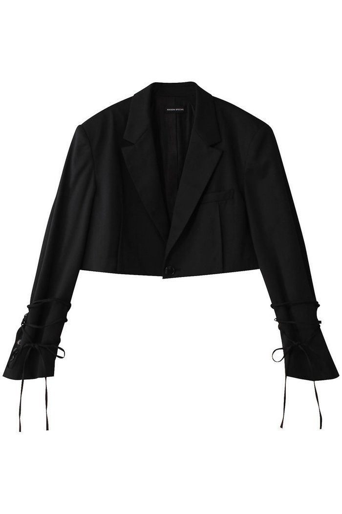 【メゾンスペシャル/MAISON SPECIAL】のLace Up Short Length Jacket/レースアップショートジャケット インテリア・キッズ・メンズ・レディースファッション・服の通販 founy(ファニー) https://founy.com/ ファッション Fashion レディースファッション Fashion for Women アウター Coat / Outerwear Collection レディースジャケット・軽アウター Jackets クラシカル Classical, Vintage-Inspired グラデーション Gradient, Ombre コンパクト Compact, Small Size ショート Short, Short Length ジャケット Jacket, Outerwear セットアップ Set-Up, Coordinated Outfit チェック Check, Plaid, Tartan マニッシュ Mannish, Boyish ロマンティック Romantic, Feminine Style おすすめ Recommended / Our Picks エレガント 上品 Elegant |ID: prp329100004343811 ipo3291000000032964170