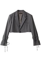 【メゾンスペシャル/MAISON SPECIAL】のLace Up Short Length Jacket/レースアップショートジャケット L.GRY(ライトグレー)|ID: prp329100004343811 ipo3291000000032964178