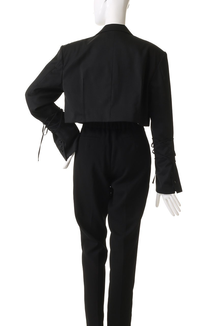 【メゾンスペシャル/MAISON SPECIAL】のLace Up Short Length Jacket/レースアップショートジャケット 人気、トレンドファッション・服の通販 founy(ファニー) 　ファッション　Fashion　レディースファッション　Fashion for Women　アウター　Coat / Outerwear Collection　レディースジャケット・軽アウター　Jackets　クラシカル　Classical, Vintage-Inspired　グラデーション　Gradient, Ombre　コンパクト　Compact, Small Size　ショート　Short, Short Length　ジャケット　Jacket, Outerwear　セットアップ　Set-Up, Coordinated Outfit　チェック　Check, Plaid, Tartan　マニッシュ　Mannish, Boyish　ロマンティック　Romantic, Feminine Style　おすすめ　Recommended / Our Picks　エレガント 上品　Elegant　other-4|ID: prp329100004343811 ipo3291000000032964188