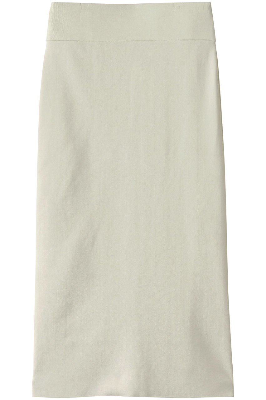 【エブール/ebure】のコットンシルク タイトニットスカート 人気、トレンドファッション・服の通販 founy(ファニー) 　ファッション　Fashion　レディースファッション　Ladies' Fashion Online　スカート　Skirt　おすすめ　Recommend　なめらか　Smooth　エアリー　Airy　シルク　Silk　ストレッチ　Stretch　ストレート　Straight　スリット　Slit　センター　Center　フラット　Flat　再入荷　Restock/Back In Stock/Re Arrival　吸水　Water Absorption　 other-1|ID: prp329100004343814 ipo3291000000032630054