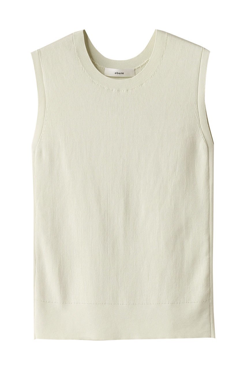 【エブール/ebure】のコットンシルク ニットスリーブレストップ 人気、トレンドファッション・服の通販 founy(ファニー) 　ファッション　Fashion　レディースファッション　Fashion for Women　トップス・カットソー　Cut & Sew Tops　ニット　Knit Tops & Sweaters　カジュアルプルオーバー・ニットトップス　Pullovers & Knit Tops / Casual Pullovers　おすすめ　Recommended / Our Picks　なめらか　Smooth, Silky Texture　インナー　Innerwear　カーディガン　Cardigan, Knitwear　シルク　Silk, 100% Silk　ジャケット　Jacket, Outerwear　ストレッチ　Stretch, Stretchy Fabric　フィット　Fit, Slim Fit　吸水　Absorbent, Quick-Dry　 other-1|ID: prp329100004343816 ipo3291000000032955091