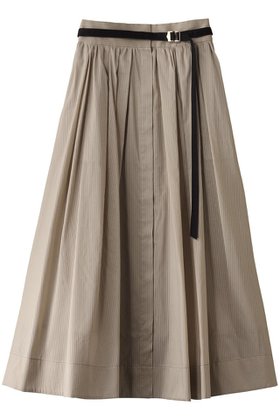 【エブール/ebure】のシルクコットンスルーストライプ タックギャザースカート 人気、トレンドファッション・服の通販 founy(ファニー) ファッション Fashion レディースファッション Fashion for Women スカート Skirts シンプル Simple, Minimal スリット Slit, Slit Detail セットアップ Set-Up, Coordinated Outfit |ID:prp329100004343821