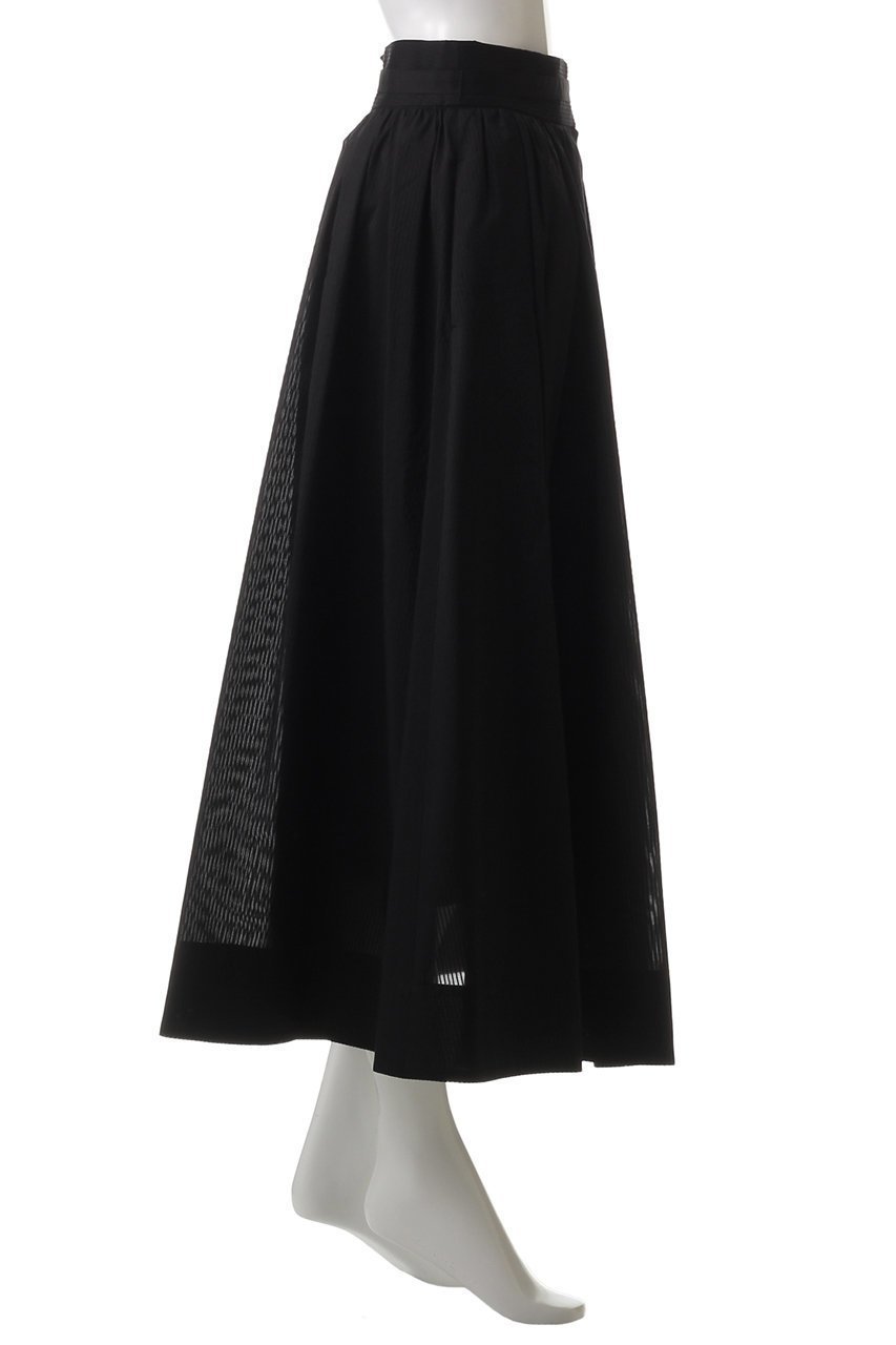 【エブール/ebure】のシルクコットンスルーストライプ タックギャザースカート 人気、トレンドファッション・服の通販 founy(ファニー) 　ファッション　Fashion　レディースファッション　Fashion for Women　スカート　Skirts　シンプル　Simple, Minimal　スリット　Slit, Slit Detail　セットアップ　Set-Up, Coordinated Outfit　other-3|ID: prp329100004343821 ipo3291000000032826516