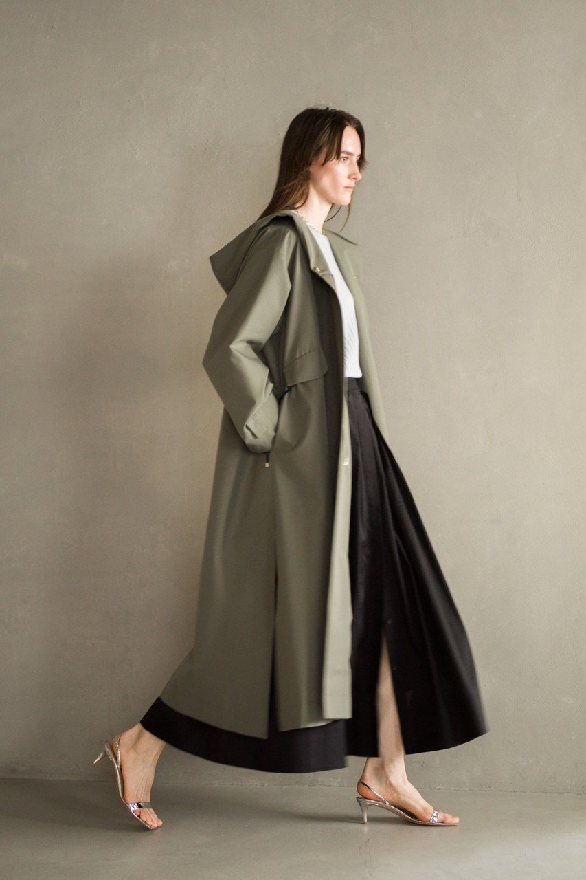 【エブール/ebure】のシルクコットンスルーストライプ タックギャザースカート 人気、トレンドファッション・服の通販 founy(ファニー) 　ファッション　Fashion　レディースファッション　Fashion for Women　スカート　Skirts　シンプル　Simple, Minimal　スリット　Slit, Slit Detail　セットアップ　Set-Up, Coordinated Outfit　other-7|ID: prp329100004343821 ipo3291000000032826520