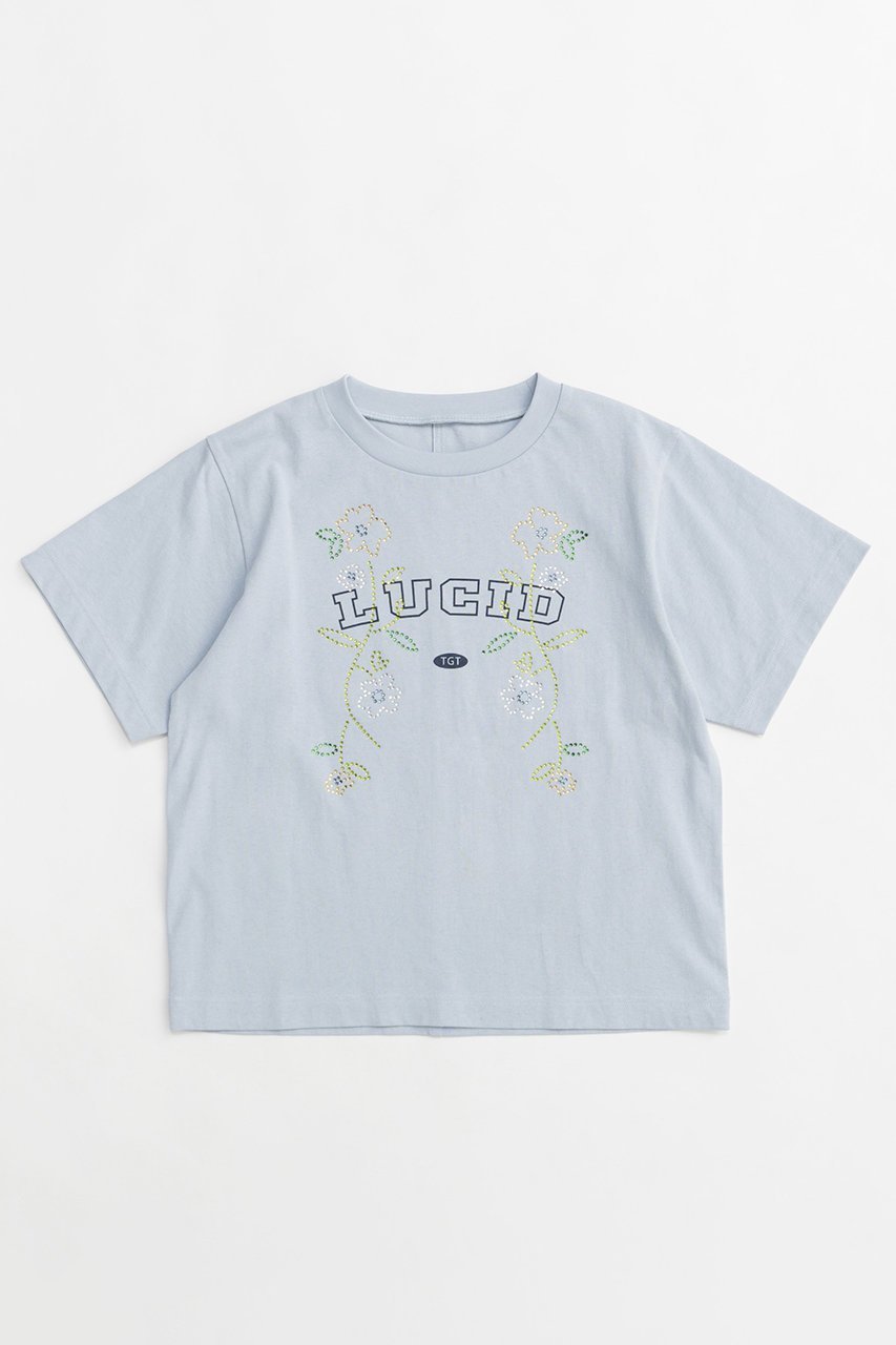 【メゾンスペシャル/MAISON SPECIAL】のLUCID Glitter Flower T-shirt/LUCIDキラキラフラワーTシャツ 人気、トレンドファッション・服の通販 founy(ファニー) 　ファッション　Fashion　レディースファッション　WOMEN　トップス・カットソー　Tops/Tshirt　シャツ/ブラウス　Shirts/Blouses　ロング / Tシャツ　T-Shirts　カットソー　Cut and Sewn　2025年　2025　2025春夏・S/S　Ss,Spring/Summer,2025　カットソー　Cut And Sew　ショート　Short　ストーン　Stone　スリーブ　Sleeve　フラワー　Flower　プリント　Print　ロング　Long　半袖　Short Sleeve　夏　Summer　春　Spring　S/S・春夏　Ss・Spring/Summer　 other-1|ID: prp329100004343823 ipo3291000000030316936