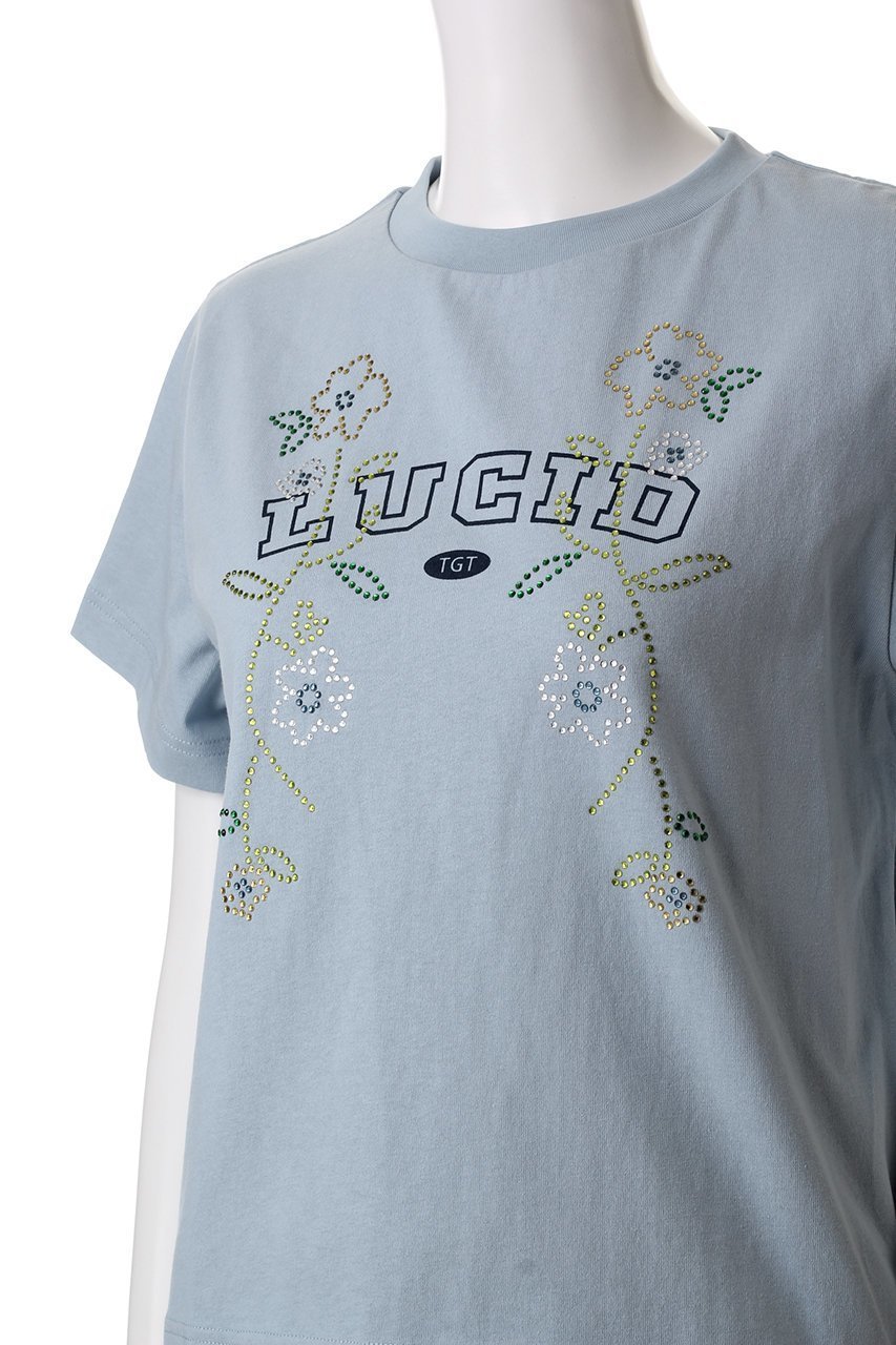 【メゾンスペシャル/MAISON SPECIAL】のLUCID Glitter Flower T-shirt/LUCIDキラキラフラワーTシャツ 人気、トレンドファッション・服の通販 founy(ファニー) 　ファッション　Fashion　レディースファッション　Fashion for Women　トップス・カットソー　Cut & Sew Tops　シャツ・ブラウス・オフィスカジュアル　Elegant Blouses & Button-Ups　ロングTシャツ・Tシャツ　Longline T-Shirts & Tees　カットソー・ベーシックTシャツ　Cut-and-Sewn Tops / Stretch Tees & Basics　インナー　Innerwear　春　Spring　カットソー　Cut and Sewn Top　ショート　Short, Short Length　ジャケット　Jacket, Outerwear　ストーン　Stone, Gem-Like　スリーブ　Sleeve, Long Sleeve / Short Sleeve　長袖　Long Sleeve, Full Sleeve　フラワー　Flower, Floral　プリント　Print, Printed Pattern　半袖　Short Sleeve, Half Sleeve　モチーフ　Motif, Design Theme　ロング　Long, Long-Length　おすすめ　Recommended / Our Picks　夏　Summer　other-5|ID: prp329100004343823 ipo3291000000032873645