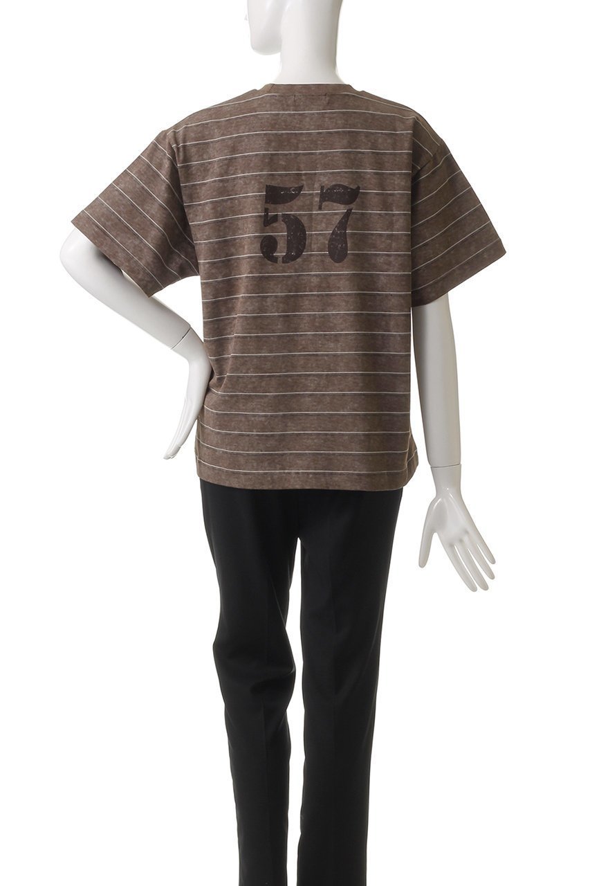 【メゾンスペシャル/MAISON SPECIAL】のBack Numbering Border T-shirt/バックナンバリングボーダーTシャツ 人気、トレンドファッション・服の通販 founy(ファニー) 　ファッション　Fashion　レディースファッション　Fashion for Women　トップス・カットソー　Cut & Sew Tops　シャツ・ブラウス・オフィスカジュアル　Elegant Blouses & Button-Ups　ロングTシャツ・Tシャツ　Longline T-Shirts & Tees　カットソー・ベーシックTシャツ　Cut-and-Sewn Tops / Stretch Tees & Basics　ショート　Short, Short Length　スリーブ　Sleeve, Long Sleeve / Short Sleeve　プリント　Print, Printed Pattern　ボーダー　Border, Stripe　ヴィンテージ　Vintage Style　夏　Summer　春　Spring　other-4|ID: prp329100004343825 ipo3291000000032867525