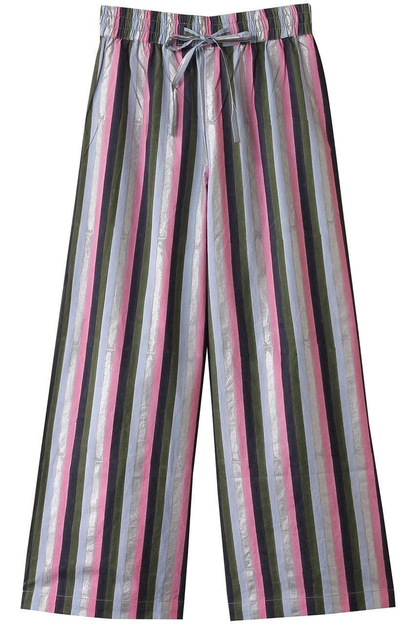 【エスゼット ブロックプリント/SZ Blockprints】のDRAWSTRING PANTS MULTI STRIPE ドロストワイドパンツ 人気、トレンドファッション・服の通販 founy(ファニー) 　ファッション　Fashion　レディースファッション　WOMEN　パンツ　Pants　2025年　2025　2025春夏・S/S　Ss,Spring/Summer,2025　ストライプ　Stripe　ワイド　Wide　夏　Summer　春　Spring　S/S・春夏　Ss・Spring/Summer　 other-1|ID: prp329100004343828 ipo3291000000030316953