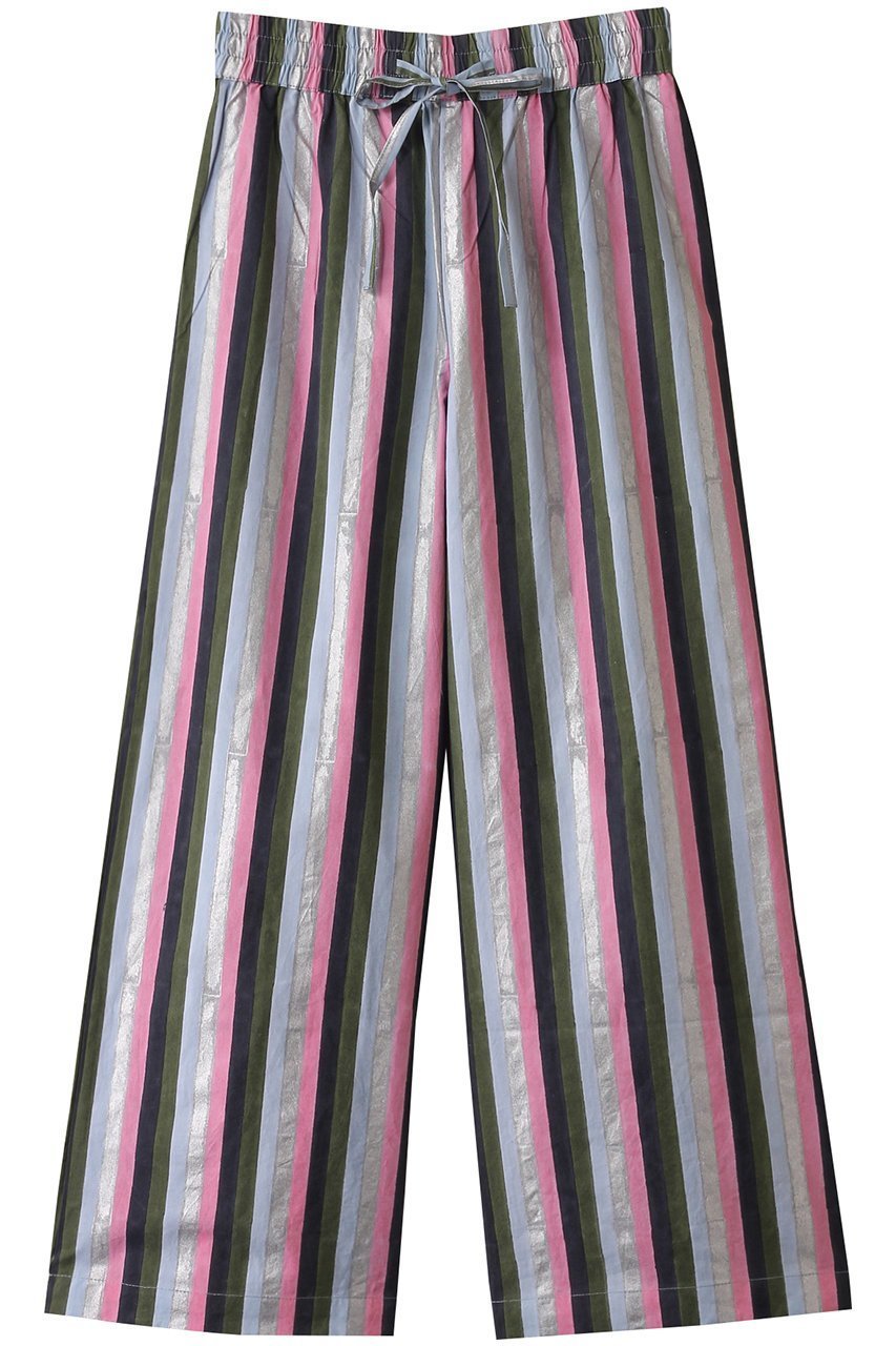 【エスゼット ブロックプリント/SZ Blockprints】のDRAWSTRING PANTS MULTI STRIPE ドロストワイドパンツ 人気、トレンドファッション・服の通販 founy(ファニー) 　ファッション　Fashion　レディースファッション　Fashion for Women　パンツ　Pants & Trousers　ストライプ　Stripe, Striped Pattern　ワイド　Wide, Wide Fit　 other-1|ID: prp329100004343828 ipo3291000000036003543