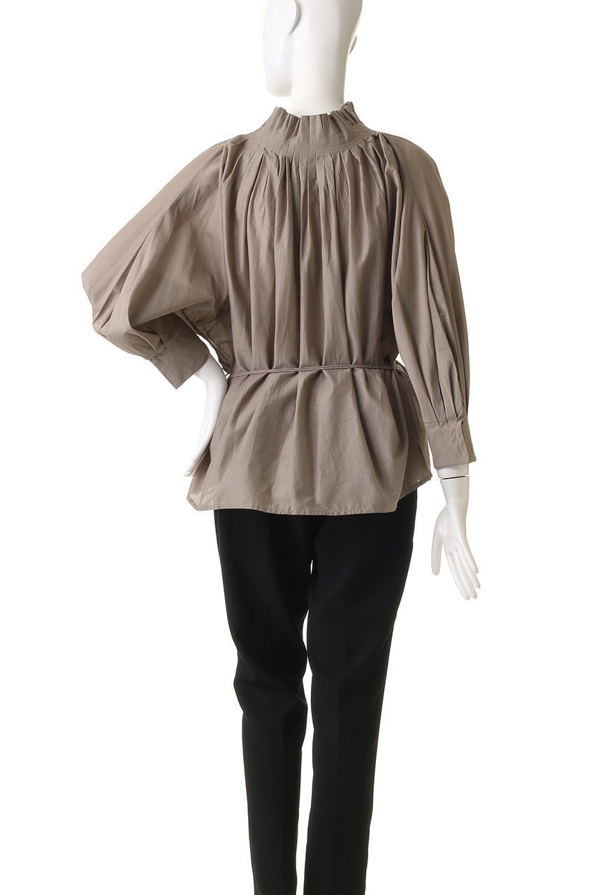 【マーレット/MERLETTE】のSHORE プリーツネックブラウス 人気、トレンドファッション・服の通販 founy(ファニー) 　ファッション　Fashion　レディースファッション　WOMEN　トップス・カットソー　Tops/Tshirt　シャツ/ブラウス　Shirts/Blouses　シンプル　Simple　スリーブ　Sleeve　プリーツ　Pleats　リボン　Ribbon　ロング　Long　エレガント 上品　Elegant　other-4|ID: prp329100004343829 ipo3291000000031354039