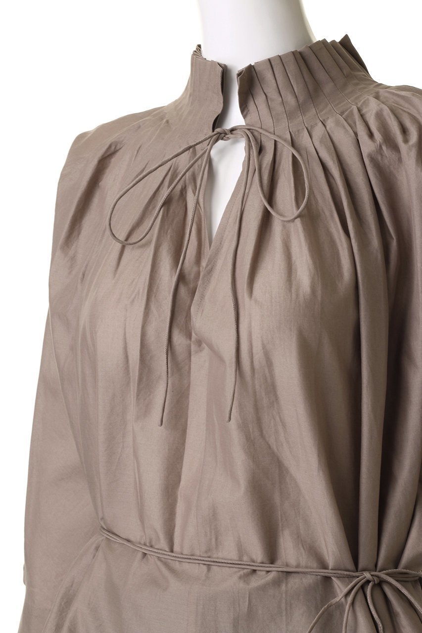 【マーレット/MERLETTE】のSHORE プリーツネックブラウス 人気、トレンドファッション・服の通販 founy(ファニー) 　ファッション　Fashion　レディースファッション　Fashion for Women　トップス・カットソー　Cut & Sew Tops　シャツ・ブラウス・オフィスカジュアル　Elegant Blouses & Button-Ups　シンプル　Simple, Minimal　スリーブ　Sleeve, Long Sleeve / Short Sleeve　プリーツ　Pleats, Pleated　リボン　Ribbon, Bow　ロング　Long, Long-Length　エレガント 上品　Elegant　other-5|ID: prp329100004343829 ipo3291000000032874808