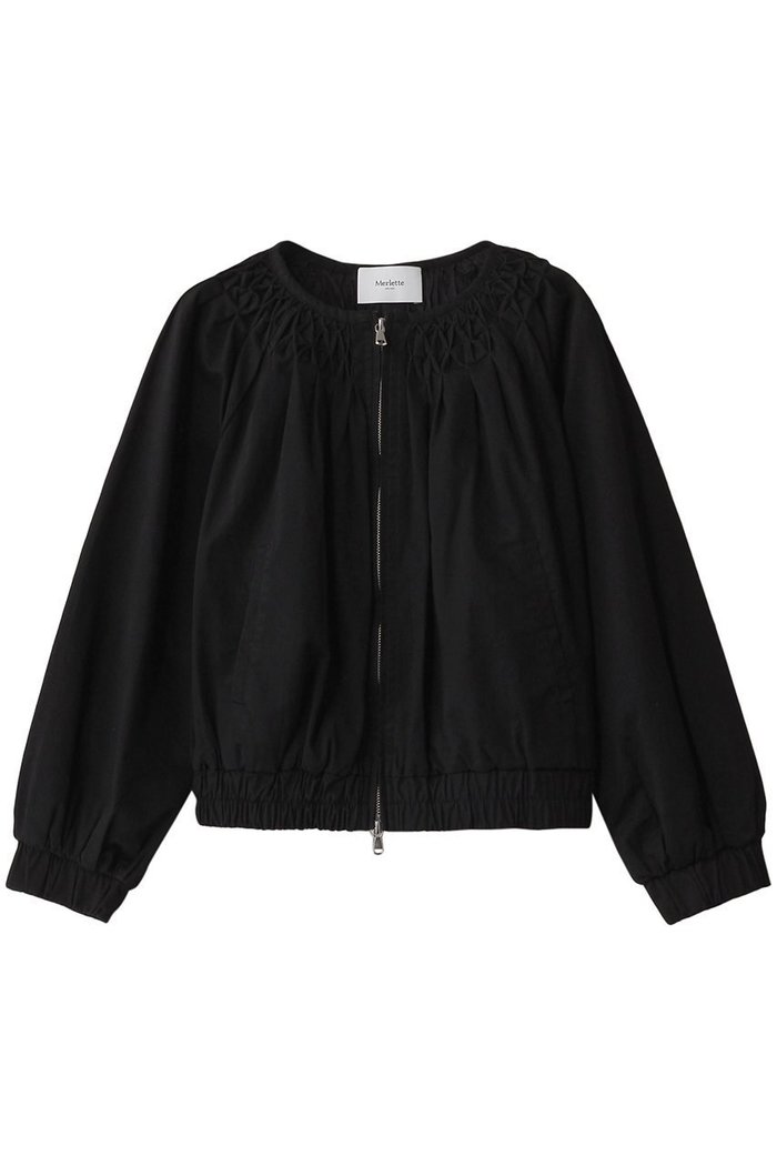 【マーレット/MERLETTE】のCORLETT ハンドスモッキング刺しゅう ボンバージャケット インテリア・キッズ・メンズ・レディースファッション・服の通販 founy(ファニー) https://founy.com/ ファッション Fashion レディースファッション Fashion for Women アウター Coat / Outerwear Collection レディースジャケット・軽アウター Jackets オケージョン Occasion Wear ショート Short, Short Length ジャケット Jacket, Outerwear トレンド Trend, Trending Now フェミニン Feminine, Girly ボトム Bottoms, Lower Wear |ID: prp329100004343830 ipo3291000000032918348