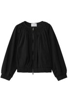 【マーレット/MERLETTE】のCORLETT ハンドスモッキング刺しゅう ボンバージャケット ブラック|ID: prp329100004343830 ipo3291000000032918359