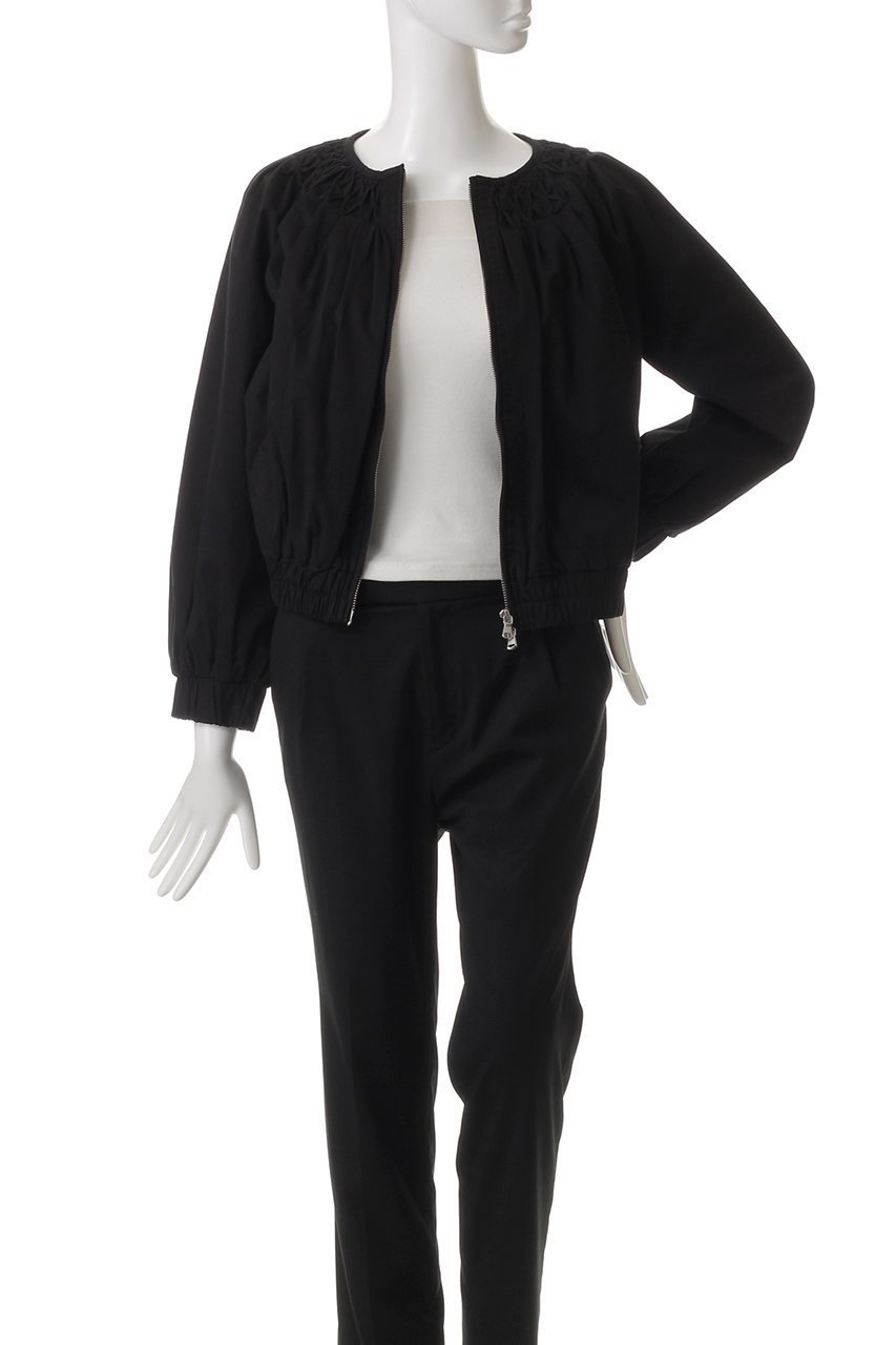 【マーレット/MERLETTE】のCORLETT ハンドスモッキング刺しゅう ボンバージャケット 人気、トレンドファッション・服の通販 founy(ファニー) 　ファッション　Fashion　レディースファッション　Fashion for Women　アウター　Coat / Outerwear Collection　レディースジャケット・軽アウター　Jackets　オケージョン　Occasion Wear　ショート　Short, Short Length　ジャケット　Jacket, Outerwear　トレンド　Trend, Trending Now　フェミニン　Feminine, Girly　ボトム　Bottoms, Lower Wear　other-7|ID: prp329100004343830 ipo3291000000032918417