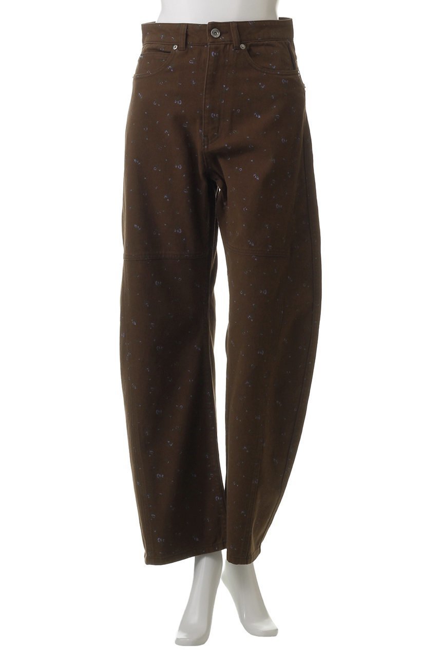 【メゾンスペシャル/MAISON SPECIAL】のSmall Floral Pattern Curve Silhouette Pants/スモールフラワーパターンカーブパンツ 人気、トレンドファッション・服の通販 founy(ファニー) 　ファッション　Fashion　レディースファッション　Fashion for Women　パンツ　Pants & Trousers　セットアップ　Set-Up, Coordinated Outfit　トレンド　Trend, Trending Now　ブルゾン　Blouson, Bomber Jacket　プリント　Print, Printed Pattern　無地　Plain, Solid Color　other-2|ID: prp329100004343833 ipo3291000000032910494