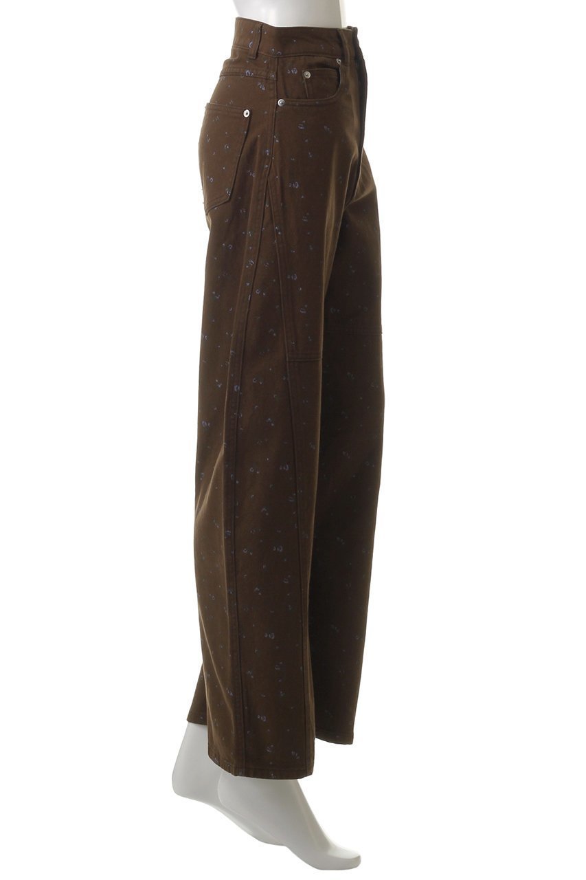 【メゾンスペシャル/MAISON SPECIAL】のSmall Floral Pattern Curve Silhouette Pants/スモールフラワーパターンカーブパンツ 人気、トレンドファッション・服の通販 founy(ファニー) 　ファッション　Fashion　レディースファッション　Fashion for Women　パンツ　Pants & Trousers　セットアップ　Set-Up, Coordinated Outfit　トレンド　Trend, Trending Now　ブルゾン　Blouson, Bomber Jacket　プリント　Print, Printed Pattern　無地　Plain, Solid Color　other-3|ID: prp329100004343833 ipo3291000000032910497