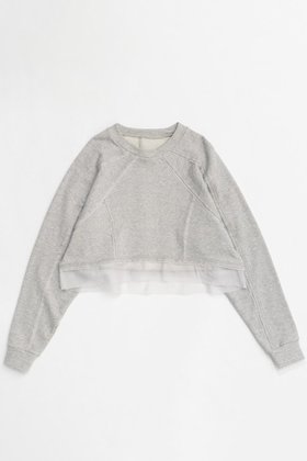 【メゾンスペシャル/MAISON SPECIAL】 Outseam Short Length Sweatshirts/アウトシームショートスウェット人気、トレンドファッション・服の通販 founy(ファニー) ファッション Fashion レディースファッション WOMEN トップス・カットソー Tops/Tshirt シャツ/ブラウス Shirts/Blouses パーカ Sweats ロング / Tシャツ T-Shirts スウェット Sweat カットソー Cut and Sewn インナー Inner オーガンジー Organdy 春 Spring ショート Short シンプル Simple ルーズ Loose ロング Long S/S・春夏 Ss・Spring/Summer 夏 Summer 2025年 2025 2025春夏・S/S Ss,Spring/Summer,2025 |ID:prp329100004343834