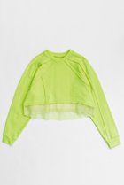 【メゾンスペシャル/MAISON SPECIAL】のOutseam Short Length Sweatshirts/アウトシームショートスウェット 人気、トレンドファッション・服の通販 founy(ファニー) ファッション Fashion レディースファッション WOMEN トップス・カットソー Tops/Tshirt シャツ/ブラウス Shirts/Blouses パーカ Sweats ロング / Tシャツ T-Shirts スウェット Sweat カットソー Cut and Sewn インナー Inner オーガンジー Organdy 春 Spring ショート Short シンプル Simple ルーズ Loose ロング Long S/S・春夏 Ss・Spring/Summer 夏 Summer 2025年 2025 2025春夏・S/S Ss,Spring/Summer,2025 thumbnail LIME(ライム)|ID: prp329100004343834 ipo3291000000030316968