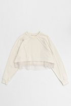 【メゾンスペシャル/MAISON SPECIAL】のOutseam Short Length Sweatshirts/アウトシームショートスウェット 人気、トレンドファッション・服の通販 founy(ファニー) ファッション Fashion レディースファッション WOMEN トップス・カットソー Tops/Tshirt シャツ/ブラウス Shirts/Blouses パーカ Sweats ロング / Tシャツ T-Shirts スウェット Sweat カットソー Cut and Sewn インナー Inner オーガンジー Organdy 春 Spring ショート Short シンプル Simple ルーズ Loose ロング Long S/S・春夏 Ss・Spring/Summer 夏 Summer 2025年 2025 2025春夏・S/S Ss,Spring/Summer,2025 thumbnail O.WHT(オフホワイト)|ID: prp329100004343834 ipo3291000000030316969