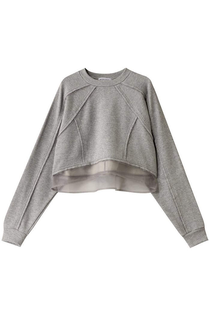 【メゾンスペシャル/MAISON SPECIAL】のOutseam Short Length Sweatshirts/アウトシームショートスウェット インテリア・キッズ・メンズ・レディースファッション・服の通販 founy(ファニー) https://founy.com/ ファッション Fashion レディースファッション Fashion for Women トップス・カットソー Cut & Sew Tops シャツ・ブラウス・オフィスカジュアル Elegant Blouses & Button-Ups レディースパーカー・カジュアルフーディー Casual Hoodies & Sweatshirts ロングTシャツ・Tシャツ Longline T-Shirts & Tees スウェット・クルーネックトップス Sweatshirts & Crewnecks / Relaxed Fit Sweat Tops カットソー・ベーシックTシャツ Cut-and-Sewn Tops / Stretch Tees & Basics インナー Innerwear オーガンジー Organza Fabric ショート Short, Short Length シンプル Simple, Minimal ルーズ Loose, Oversized ロング Long, Long-Length |ID: prp329100004343834 ipo3291000000035061146