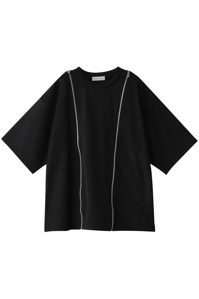 【メゾンスペシャル/MAISON SPECIAL】のShoulder Zip Design T-shirt/ショルダージップTシャツ インテリア・キッズ・メンズ・レディースファッション・服の通販 founy(ファニー) https://founy.com/ ファッション Fashion レディースファッション Fashion for Women トップス・カットソー Cut & Sew Tops シャツ・ブラウス・オフィスカジュアル Elegant Blouses & Button-Ups ロングTシャツ・Tシャツ Longline T-Shirts & Tees カットソー・ベーシックTシャツ Cut-and-Sewn Tops / Stretch Tees & Basics インナー Innerwear 春 Spring 吸水 Absorbent, Quick-Dry ショート Short, Short Length ジップ Zip, Zipper スリーブ Sleeve, Long Sleeve / Short Sleeve ボックス Boxy, Box Shape ロング Long, Long-Length おすすめ Recommended / Our Picks 夏 Summer |ID: prp329100004343835 ipo3291000000032875167