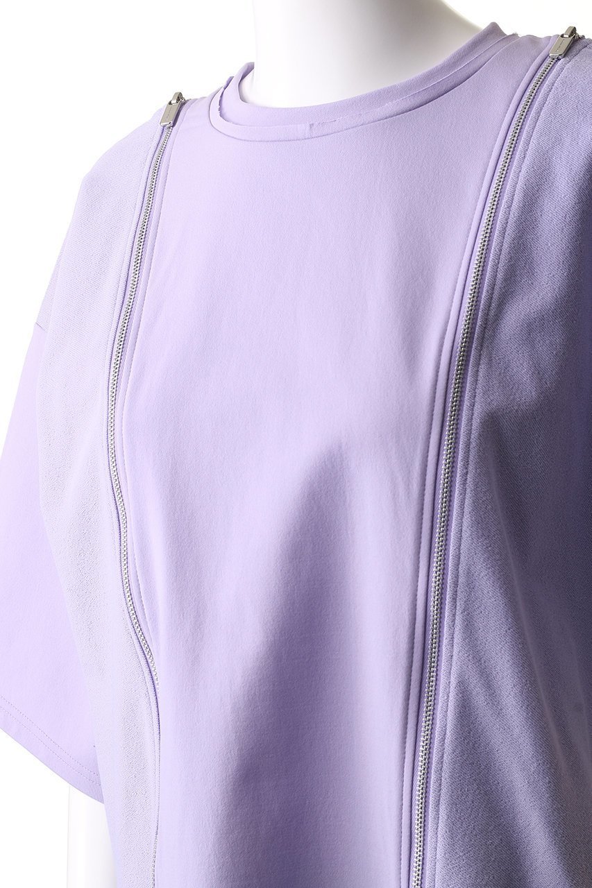 【メゾンスペシャル/MAISON SPECIAL】のShoulder Zip Design T-shirt/ショルダージップTシャツ 人気、トレンドファッション・服の通販 founy(ファニー) 　ファッション　Fashion　レディースファッション　Fashion for Women　トップス・カットソー　Cut & Sew Tops　シャツ・ブラウス・オフィスカジュアル　Elegant Blouses & Button-Ups　ロングTシャツ・Tシャツ　Longline T-Shirts & Tees　カットソー・ベーシックTシャツ　Cut-and-Sewn Tops / Stretch Tees & Basics　インナー　Innerwear　春　Spring　吸水　Absorbent, Quick-Dry　ショート　Short, Short Length　ジップ　Zip, Zipper　スリーブ　Sleeve, Long Sleeve / Short Sleeve　ボックス　Boxy, Box Shape　ロング　Long, Long-Length　おすすめ　Recommended / Our Picks　夏　Summer　other-5|ID: prp329100004343835 ipo3291000000032875199