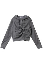 【メゾンスペシャル/MAISON SPECIAL】のGather Pile Fabric Short Length Hoodie/ギャザーパイルショートフーディー GRY(グレー)|ID: prp329100004343836 ipo3291000000032869596