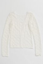 【メゾンスペシャル/MAISON SPECIAL】のFringe Lace Crew Neck Tops/フリンジレースクルートップス 人気、トレンドファッション・服の通販 founy(ファニー) ファッション Fashion レディースファッション WOMEN アウター Coat Outerwear トップス・カットソー Tops/Tshirt シャツ/ブラウス Shirts/Blouses ロング / Tシャツ T-Shirts ベスト/ジレ Gilets/Vests カットソー Cut and Sewn インナー Inner 春 Spring スリーブ Sleeve フリンジ Fringe 別注 Special Order レース Race ロング Long S/S・春夏 Ss・Spring/Summer 夏 Summer 2025年 2025 2025春夏・S/S Ss,Spring/Summer,2025 thumbnail WHT(ホワイト)|ID: prp329100004343837 ipo3291000000030316984