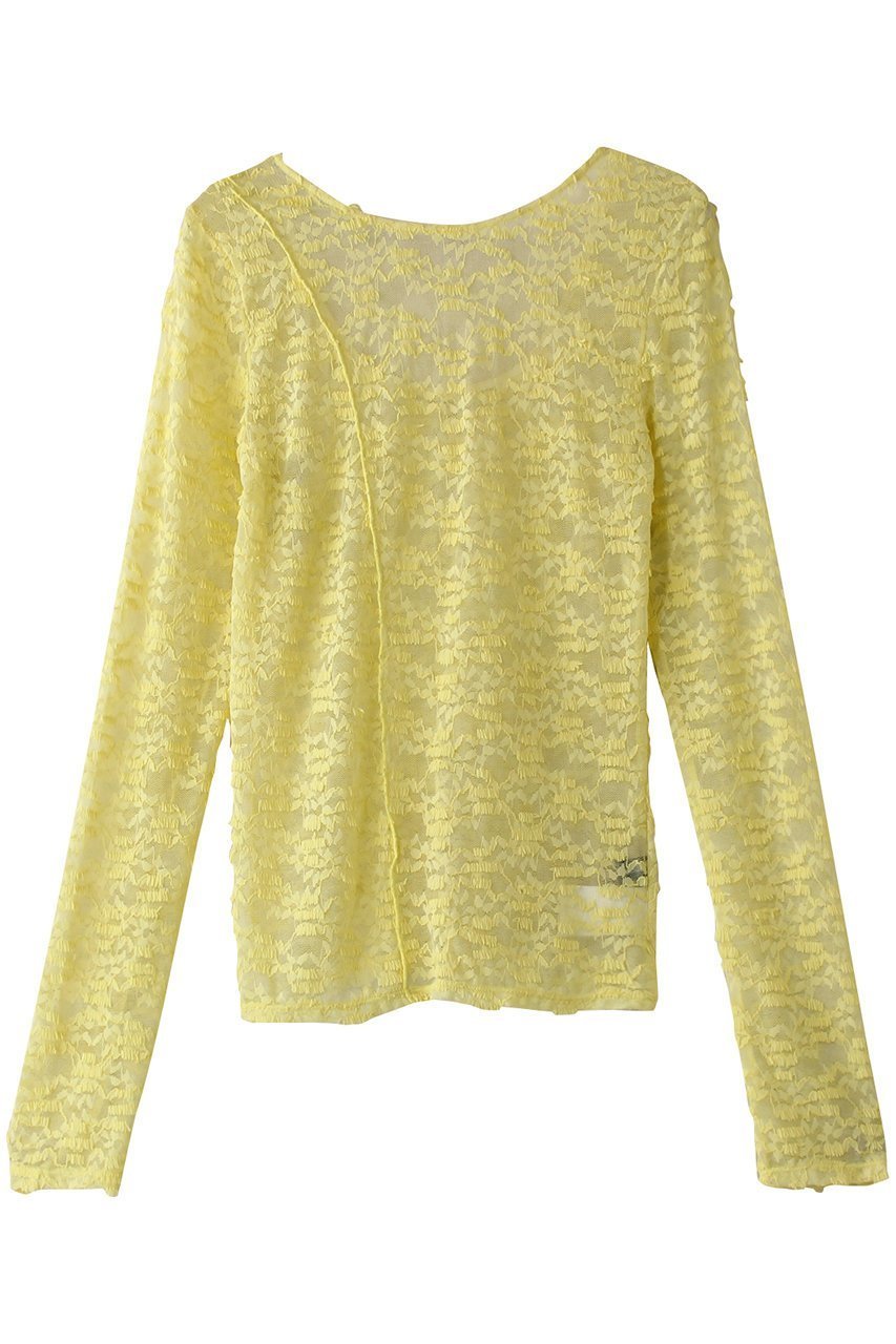【メゾンスペシャル/MAISON SPECIAL】のFringe Lace Crew Neck Tops/フリンジレースクルートップス インテリア・キッズ・メンズ・レディースファッション・服の通販 founy(ファニー) ファッション Fashion レディースファッション Fashion for Women アウター Coat / Outerwear Collection トップス・カットソー Cut & Sew Tops シャツ・ブラウス・オフィスカジュアル Elegant Blouses & Button-Ups ロングTシャツ・Tシャツ Longline T-Shirts & Tees ベスト&ジレ / 重ね着スタイル Vests & Gilets カットソー・ベーシックTシャツ Cut-and-Sewn Tops / Stretch Tees & Basics インナー Innerwear スリーブ Sleeve, Long Sleeve / Short Sleeve フリンジ Fringe, Tassel レース Lace, Lace Fabric ロング Long, Long-Length 別注 Limited Edition, Custom Order LIME(ライム)|ID: prp329100004343837 ipo3291000000032872741