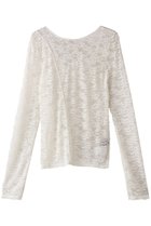 【メゾンスペシャル/MAISON SPECIAL】のFringe Lace Crew Neck Tops/フリンジレースクルートップス WHT(ホワイト)|ID: prp329100004343837 ipo3291000000036149080