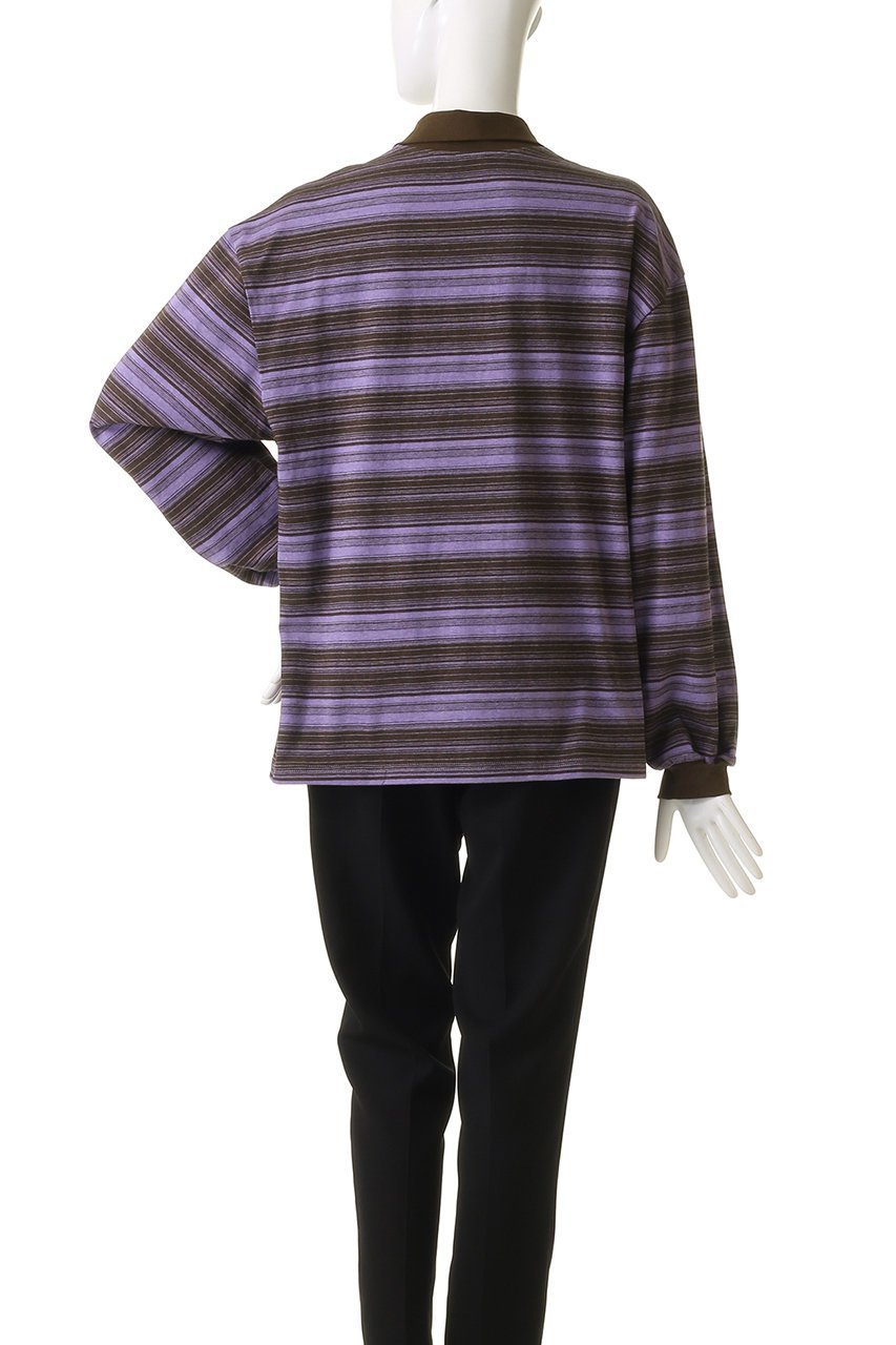 【メゾンスペシャル/MAISON SPECIAL】のBorder Polo Shirt/ボーダーポロシャツ 人気、トレンドファッション・服の通販 founy(ファニー) 　ファッション　Fashion　レディースファッション　Fashion for Women　トップス・カットソー　Cut & Sew Tops　シャツ・ブラウス・オフィスカジュアル　Elegant Blouses & Button-Ups　ロングTシャツ・Tシャツ　Longline T-Shirts & Tees　ポロシャツ・きれいめカジュアル　Smart-Casual Polo Tops　カットソー・ベーシックTシャツ　Cut-and-Sewn Tops / Stretch Tees & Basics　おすすめ　Recommended / Our Picks　スリーブ　Sleeve, Long Sleeve / Short Sleeve　デニム　Denim, Jeans Material　ボーダー　Border, Stripe　ポロシャツ　Polo Shirt, Collared Tee　ロング　Long, Long-Length　ワンポイント　One Point, Statement Accent　other-4|ID: prp329100004343838 ipo3291000000032875256