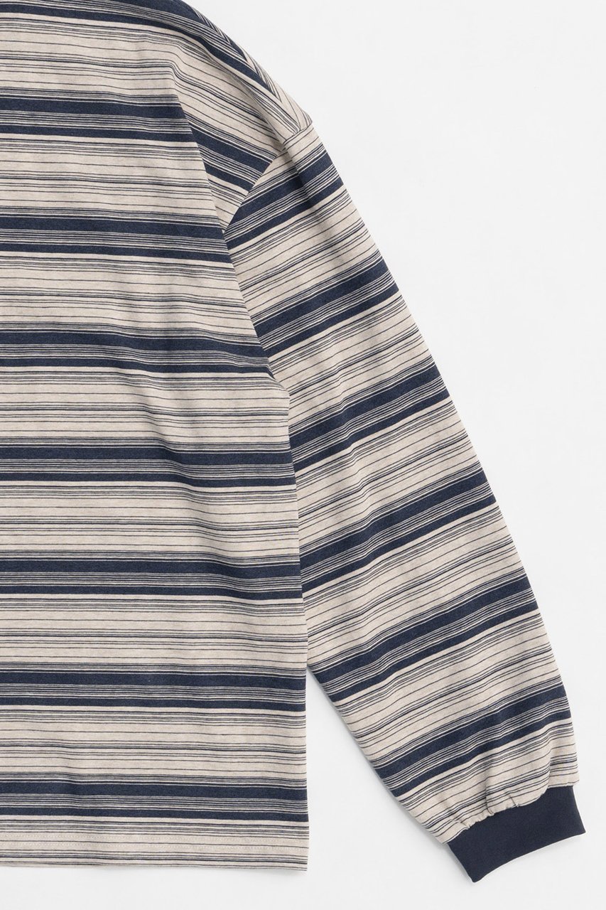 【メゾンスペシャル/MAISON SPECIAL】のBorder Polo Shirt/ボーダーポロシャツ 人気、トレンドファッション・服の通販 founy(ファニー) 　ファッション　Fashion　レディースファッション　Fashion for Women　トップス・カットソー　Cut & Sew Tops　シャツ・ブラウス・オフィスカジュアル　Elegant Blouses & Button-Ups　ロングTシャツ・Tシャツ　Longline T-Shirts & Tees　ポロシャツ・きれいめカジュアル　Smart-Casual Polo Tops　カットソー・ベーシックTシャツ　Cut-and-Sewn Tops / Stretch Tees & Basics　おすすめ　Recommended / Our Picks　スリーブ　Sleeve, Long Sleeve / Short Sleeve　デニム　Denim, Jeans Material　ボーダー　Border, Stripe　ポロシャツ　Polo Shirt, Collared Tee　ロング　Long, Long-Length　ワンポイント　One Point, Statement Accent　other-6|ID: prp329100004343838 ipo3291000000032875272