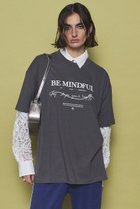 【メゾンスペシャル/MAISON SPECIAL】のBE MINDFUL Logo T-shirt/BE MINDFULロゴTシャツ C.GRY(チャコールグレー)|ID: prp329100004343841 ipo3291000000032850712