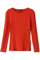 【アルアバイル/allureville】のリブキリカエデザインプルオーバー オレンジ|ID: prp329100004343847 ipo3291000000032954840