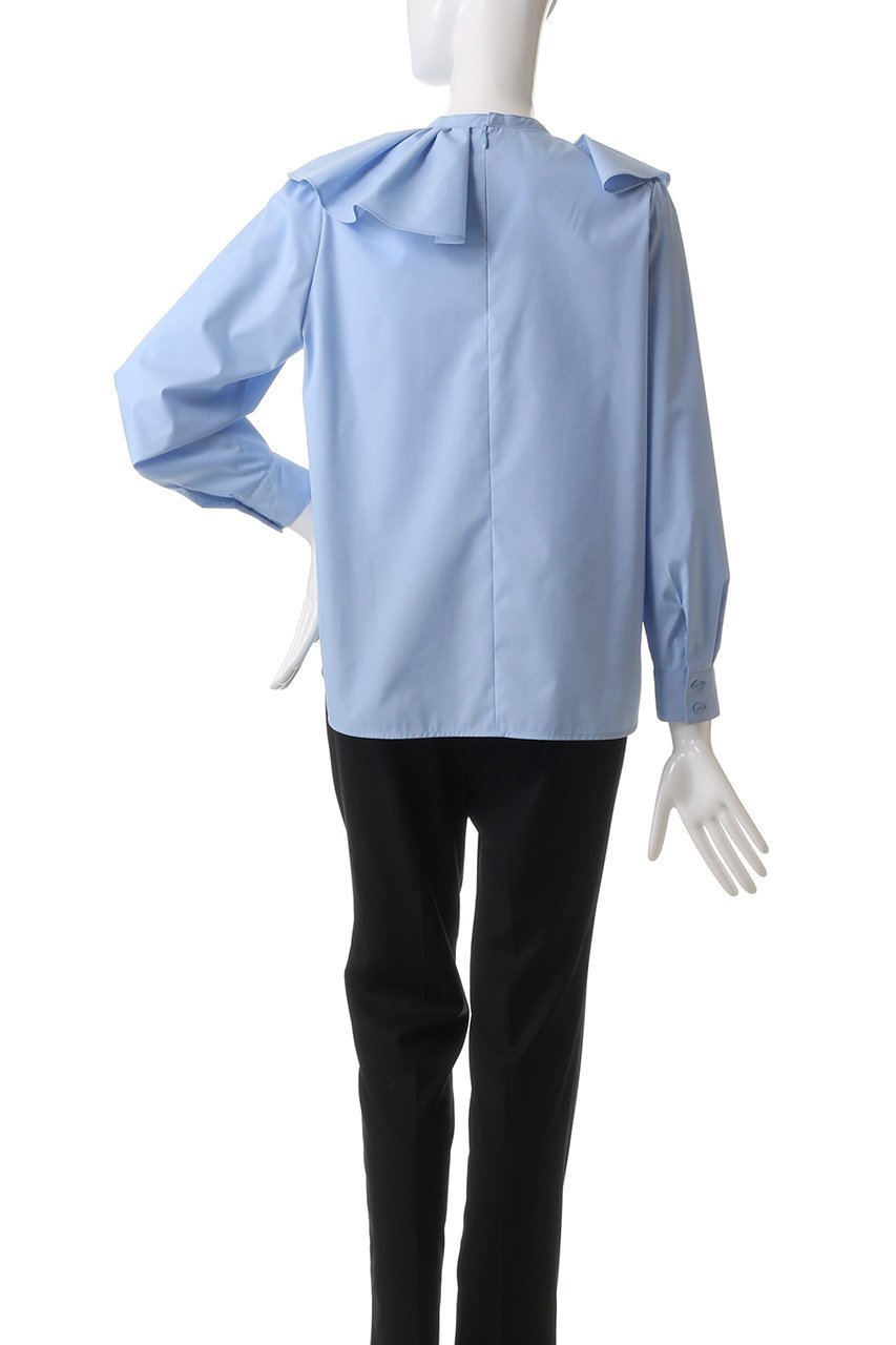 【アルアバイル/allureville】のアシメラッフルブラウス 人気、トレンドファッション・服の通販 founy(ファニー) 　ファッション　Fashion　レディースファッション　WOMEN　トップス・カットソー　Tops/Tshirt　シャツ/ブラウス　Shirts/Blouses　おすすめ　Recommend　アシンメトリー　Asymmetry　カーディガン　Cardigan　ジャケット　Jacket　スリーブ　Sleeve　デニム　Denim　フロント　Front　ラッフル　Raffle　ロング　Long　other-4|ID: prp329100004343849 ipo3291000000031354265
