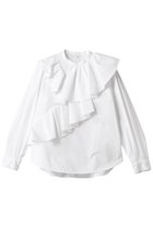 【アルアバイル/allureville】のアシメラッフルブラウス 人気、トレンドファッション・服の通販 founy(ファニー) ファッション Fashion レディースファッション Fashion for Women トップス・カットソー Cut & Sew Tops シャツ・ブラウス・オフィスカジュアル Elegant Blouses & Button-Ups おすすめ Recommended / Our Picks アシンメトリー Asymmetrical Style カーディガン Cardigan, Knitwear ジャケット Jacket, Outerwear スリーブ Sleeve, Long Sleeve / Short Sleeve デニム Denim, Jeans Material フロント Front, Front Design ラッフル Ruffle, Frill ロング Long, Long-Length thumbnail オフホワイト|ID: prp329100004343849 ipo3291000000032868986