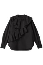 【アルアバイル/allureville】のアシメラッフルブラウス 人気、トレンドファッション・服の通販 founy(ファニー) ファッション Fashion レディースファッション Fashion for Women トップス・カットソー Cut & Sew Tops シャツ・ブラウス・オフィスカジュアル Elegant Blouses & Button-Ups おすすめ Recommended / Our Picks アシンメトリー Asymmetrical Style カーディガン Cardigan, Knitwear ジャケット Jacket, Outerwear スリーブ Sleeve, Long Sleeve / Short Sleeve デニム Denim, Jeans Material フロント Front, Front Design ラッフル Ruffle, Frill ロング Long, Long-Length thumbnail ブラック|ID: prp329100004343849 ipo3291000000032868997