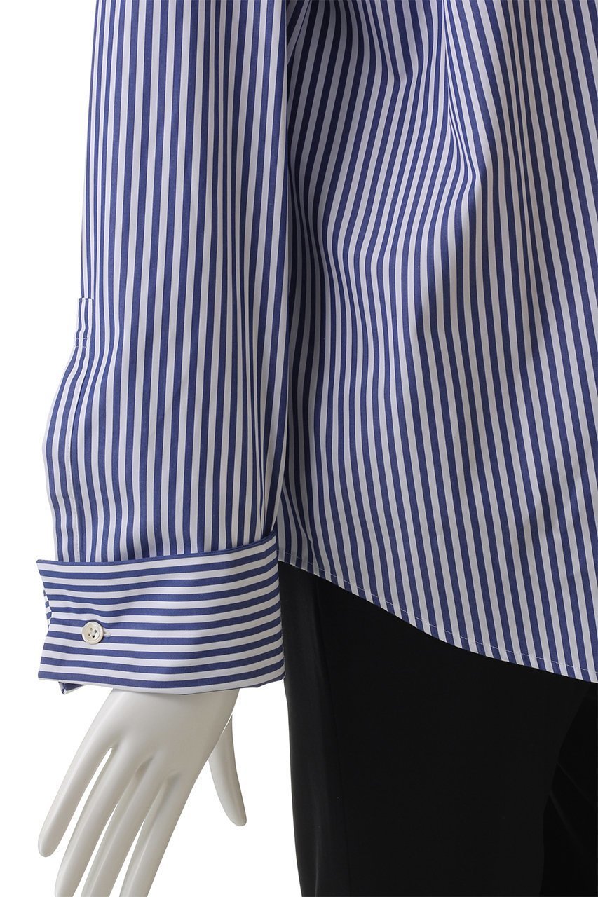 【アルアバイル/allureville】のストライプロールネックPO/シャツ 人気、トレンドファッション・服の通販 founy(ファニー) 　ファッション　Fashion　レディースファッション　WOMEN　トップス・カットソー　Tops/Tshirt　シャツ/ブラウス　Shirts/Blouses　おすすめ　Recommend　カフス　Cuffs　クラシック　Classic　ジャケット　Jacket　スタイリッシュ　Stylish　スリーブ　Sleeve　ダブル　Double　モダン　Modern　ロング　Long　other-6|ID: prp329100004343853 ipo3291000000031354313