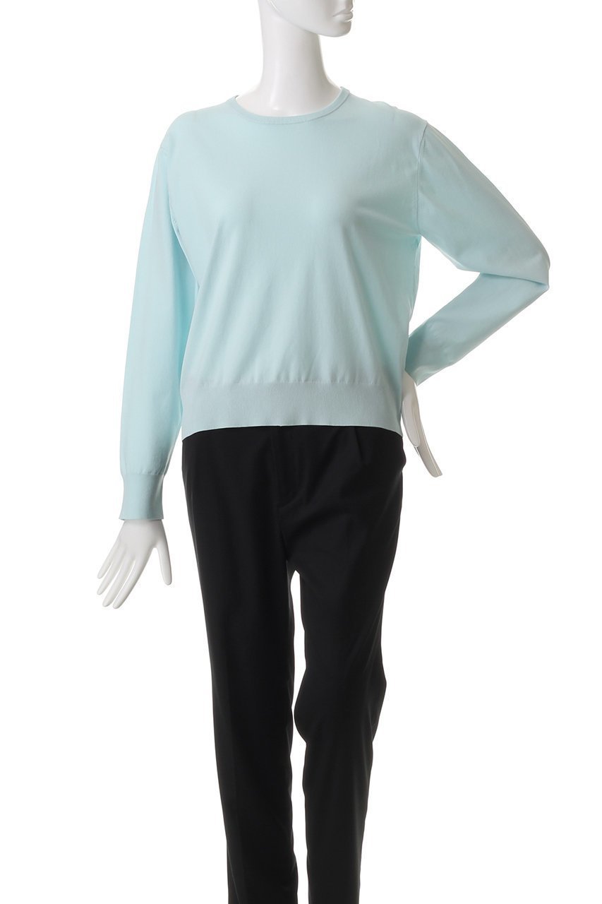 【ミズイロ インド/mizuiro ind】のcrew neck long slv P/O プルオーバー 人気、トレンドファッション・服の通販 founy(ファニー) 　ファッション　Fashion　レディースファッション　Fashion for Women　トップス・カットソー　Cut & Sew Tops　ニット　Knit Tops & Sweaters　カジュアルプルオーバー・ニットトップス　Pullovers & Knit Tops / Casual Pullovers　インナー　Innerwear　シンプル　Simple, Minimal　ベーシック　Basic, Essential　春　Spring　other-2|ID: prp329100004343854 ipo3291000000032954898
