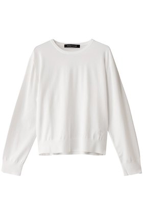 【ミズイロ インド/mizuiro ind】 crew neck long slv P/O プルオーバー人気、トレンドファッション・服の通販 founy(ファニー) ファッション Fashion レディースファッション Fashion for Women トップス・カットソー Cut & Sew Tops ニット Knit Tops & Sweaters カジュアルプルオーバー・ニットトップス Pullovers & Knit Tops / Casual Pullovers インナー Innerwear シンプル Simple, Minimal ベーシック Basic, Essential 春 Spring |ID:prp329100004343854