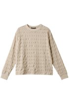 【ミズイロ インド/mizuiro ind】のsheer pattern long T Tシャツ beige|ID: prp329100004343857 ipo3291000000032884602