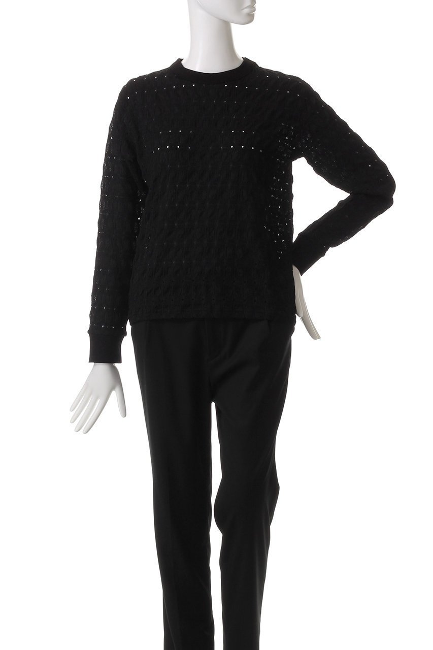 【ミズイロ インド/mizuiro ind】のsheer pattern long T Tシャツ 人気、トレンドファッション・服の通販 founy(ファニー) 　ファッション　Fashion　レディースファッション　Fashion for Women　トップス・カットソー　Cut & Sew Tops　シャツ・ブラウス・オフィスカジュアル　Elegant Blouses & Button-Ups　ロングTシャツ・Tシャツ　Longline T-Shirts & Tees　カットソー・ベーシックTシャツ　Cut-and-Sewn Tops / Stretch Tees & Basics　アイレット　Eyelet Lace　シアー　Sheer, See-Through　スリーブ　Sleeve, Long Sleeve / Short Sleeve　ロング　Long, Long-Length　エレガント 上品　Elegant　other-2|ID: prp329100004343857 ipo3291000000032884609