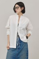 【カレンソロジー/Curensology】の2WAYリボンブラウス 人気、トレンドファッション・服の通販 founy(ファニー) ファッション Fashion レディースファッション Ladies' Fashion Online トップス・カットソー Tops/Tshirt シャツ/ブラウス Shirts/Blouses コンパクト Compact シンプル Simple スリーブ Sleeve タイプライター Typewriter フェイス Face リボン Ribbon ロング Long 再入荷 Restock/Back In Stock/Re Arrival |ID:prp329100004343858