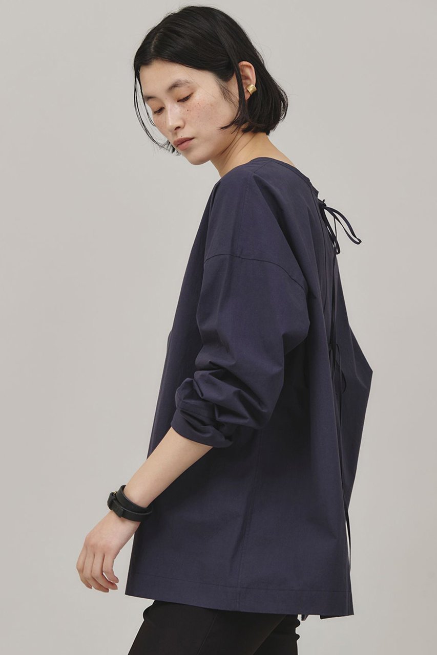 【カレンソロジー/Curensology】の2WAYリボンブラウス 人気、トレンドファッション・服の通販 founy(ファニー) 　ファッション　Fashion　レディースファッション　Ladies' Fashion Online　トップス・カットソー　Tops/Tshirt　シャツ/ブラウス　Shirts/Blouses　コンパクト　Compact　シンプル　Simple　スリーブ　Sleeve　タイプライター　Typewriter　フェイス　Face　リボン　Ribbon　ロング　Long　再入荷　Restock/Back In Stock/Re Arrival　other-4|ID: prp329100004343858 ipo3291000000032613787