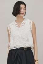 【カレンソロジー/Curensology】のエンブロイダリーブラウス ホワイト|ID:prp329100004343859