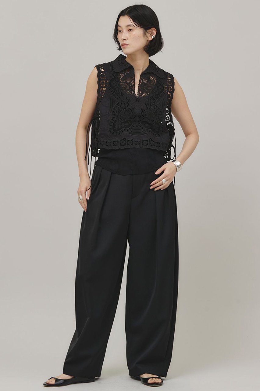 【カレンソロジー/Curensology】のエンブロイダリーブラウス 人気、トレンドファッション・服の通販 founy(ファニー) 　ファッション　Fashion　レディースファッション　Fashion for Women　トップス・カットソー　Cut & Sew Tops　キャミソール&ノースリーブ　Camisoles & Sleeveless Tops　シャツ・ブラウス・オフィスカジュアル　Elegant Blouses & Button-Ups　インド　Indian Textile　サマー　Summer, Summer Style　ノースリーブ　Sleeveless, No-Sleeve　ベスト　Vest, Waistcoat　メッシュ　Mesh, Net Fabric　リボン　Ribbon, Bow　夏　Summer　other-6|ID: prp329100004343859 ipo3291000000035366558