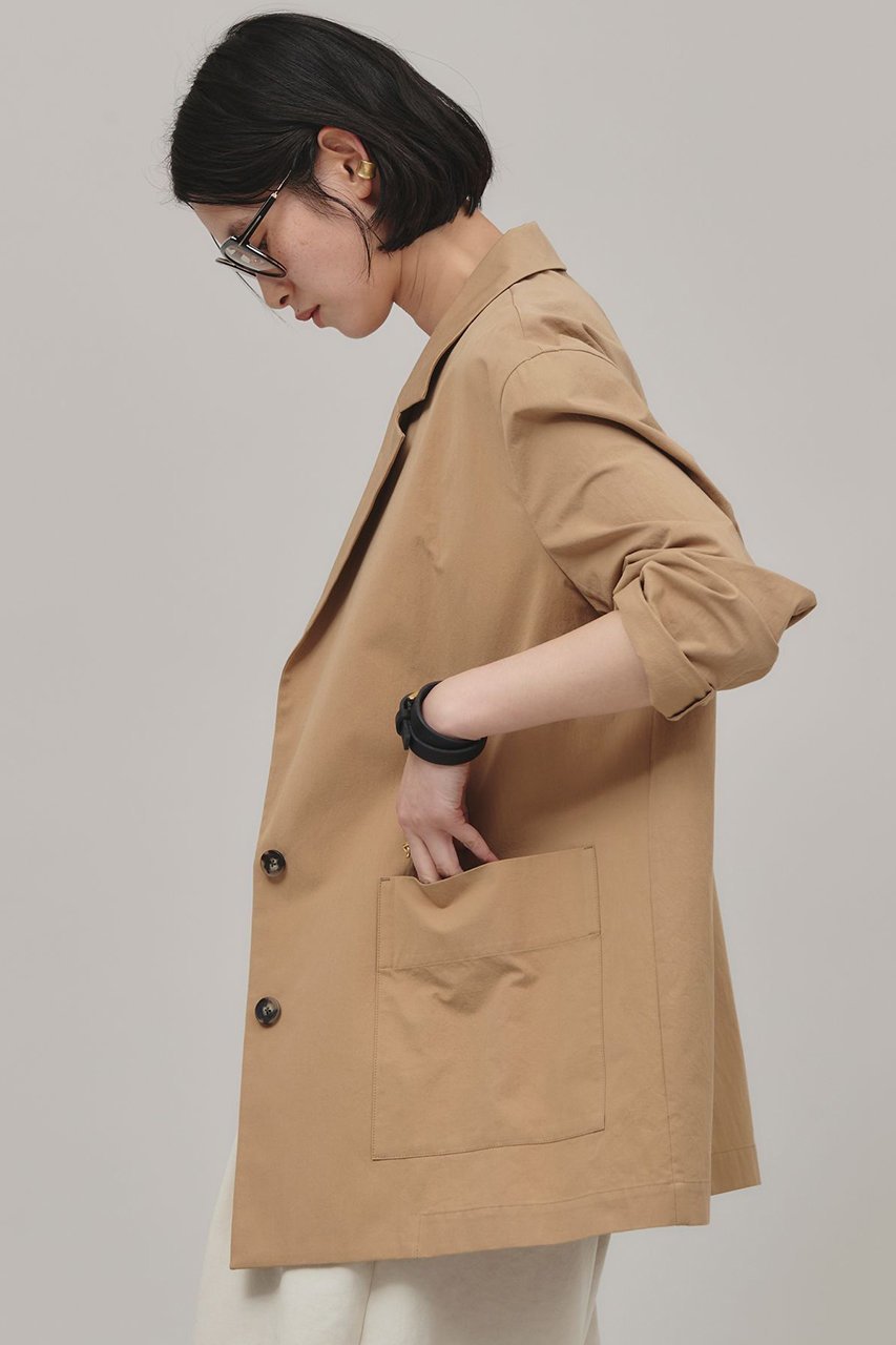 【カレンソロジー/Curensology】のサテンワッシャーシャツジャケット 人気、トレンドファッション・服の通販 founy(ファニー) 　ファッション　Fashion　レディースファッション　Ladies' Fashion Online　アウター　Coat Outerwear　ジャケット　Jackets　なめらか　Smooth　サテン　Satin　ジャケット　Jacket　リラックス　Relax　other-3|ID: prp329100004343864 ipo3291000000032613764